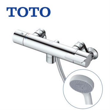 TOTO|壁付サーモスタット混合水栓（コンフォートウエーブ1モード）