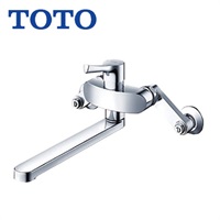 TOTO|キッチン壁付シングル混合水栓（エコシングル、共用）