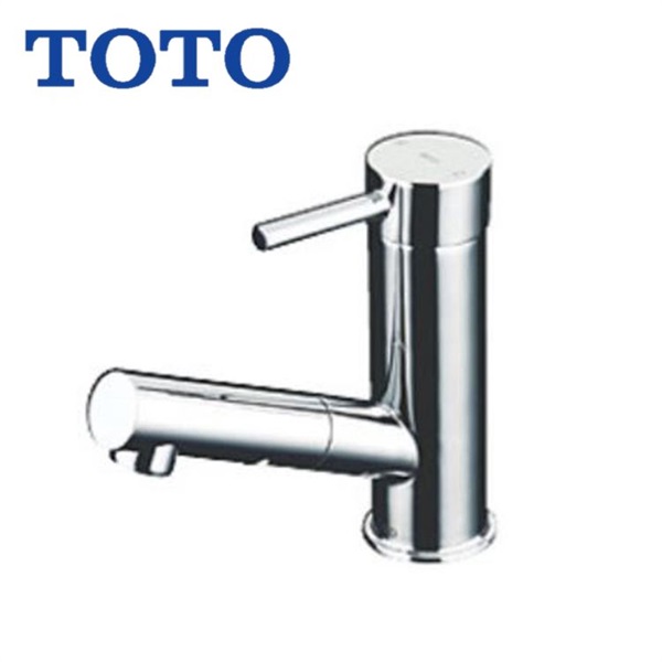 TOTO|洗面台付シングル混合水栓（エコシングル、ハンドシャワー）