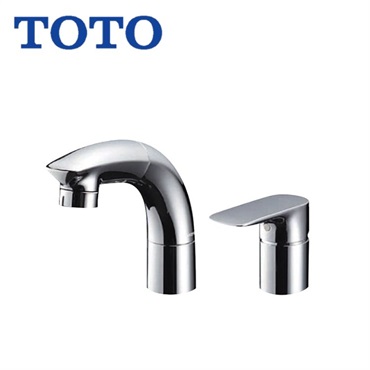 TOTO|洗面台付シングル混合水栓（エコシングル、ハンドシャワー、エアイン）