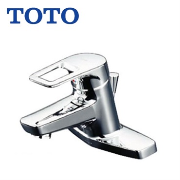 TOTO|洗面台付シングル混合水栓（エコシングル、ワンプッシュ）