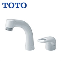 TOTO|洗面台付シングル混合水栓（エコシングル、ハンドシャワー）